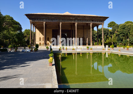 Iran, Provinz Isfahan, Isfahan, Safavid Chehel Sotoun Palace Stockfoto