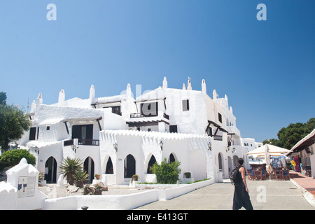 Binibeca Vell, Menorca Stockfoto