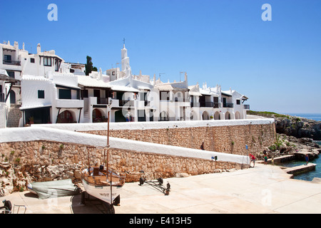 Binibeca Vell, Menorca Stockfoto