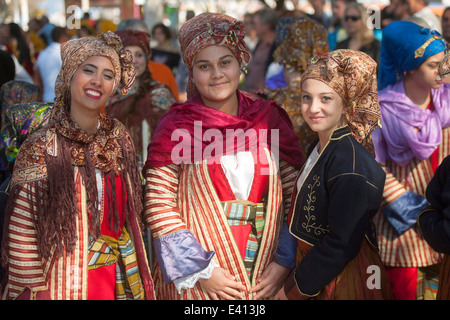 Griechenland, Rhodos-Stadt, Parade Zum Ochi-Tag Stockfoto