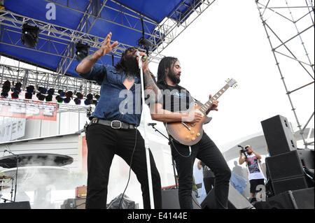 San Antonio, USA. 24. Mai 2014. Die Heldin führt während River City Rockfest in der Mitte des AT&T am 24. Mai 2014 in San Antonio, Texas. (Kredit-Bild: © Manuel Nauta/NurPhoto/ZUMA Draht) Stockfoto