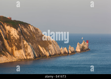 England, Hampshire, Isle Of Wight, die Nadeln Stockfoto