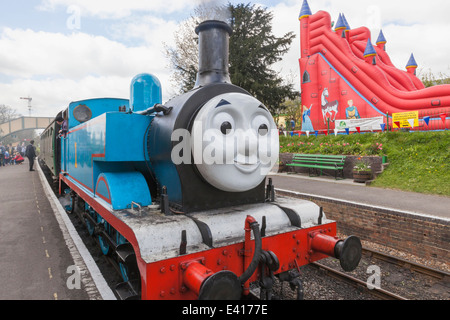 England, Hampshire, Ropely Erbe Bahnhof, Thomas the Tank Engine Stockfoto