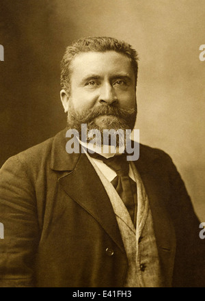 Jean Jaurès (1859 – 1914), Sozialdemokrat, der Führer der französischen sozialistischen Partei im Jahre 1902 wurde. Stockfoto