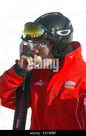 Photo de presse vintage Dépliant Michael Schumacher À Madonna Campiglio tirage Photo de presse vintage Dépliant Michael Schumacher À Madonna Campiglio tirage