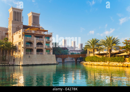 Madinat Jumeirah, Dubai, Vereinigte Arabische Emirate Stockfoto