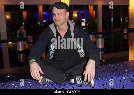 Hotel Bayerischer Hof öffnet die neue Dachgarten Featuring: Ralf Bauer wo: München, Deutschland: 9. Januar 2014 Stockfoto