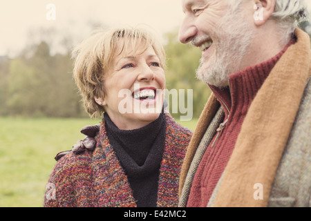 Paar, Lächeln, Porträt Stockfoto