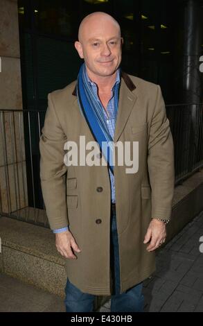 Schauspieler Ross Kemp auf heute FM Ray Darcy Messe...  Mitwirkende: Ross Kemp Where: Dublin, Irland bei: 14. Januar 2014 Stockfoto