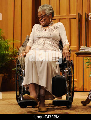 Maya Angelou spricht in Gemeinde b ' nai Israel Featuring: Maya Angelou wo: Boca Raton, Florida, USA bei: 16. Januar 2014 Stockfoto