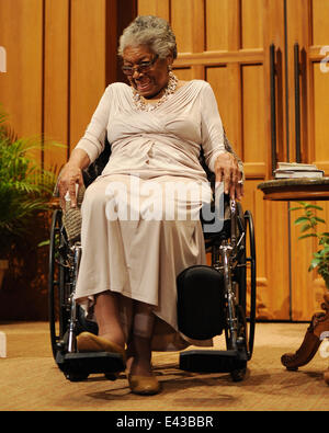 Maya Angelou spricht in Gemeinde b ' nai Israel Featuring: Maya Angelou wo: Boca Raton, Florida, USA bei: 16. Januar 2014 Stockfoto