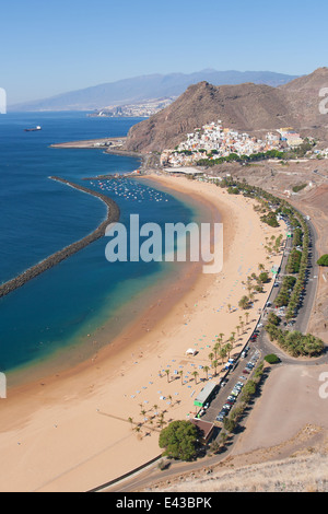 Teresitas Strand in Santa Cruz De Tenerife, Kanarische Inseln, Spanien. Stockfoto