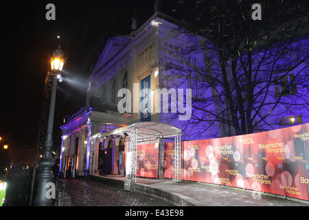 Prominenten Besuch Bayerischer Filmpreis 2014 im Prinzregententheater Featuring: Atmosphäre wo: München, Deutschland: 17. Januar 2014 Stockfoto