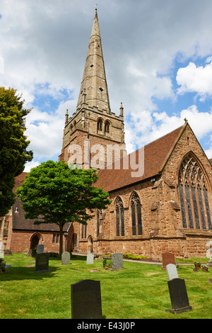 Pfarrkirche St Alphege Solihull West Midlands UK Stockfoto