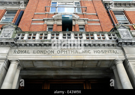 Royal London Ophthalmic Hospital, jetzt Morrfields Eye Hospital, Decin Road, London Borough of Islington England Großbritannien UK Stockfoto