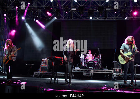 2014 Big Day Out statt, an der Sydney Showgrounds Featuring: Grouplove wo: Sydney, Australien bei: 26. Januar 2014 Stockfoto