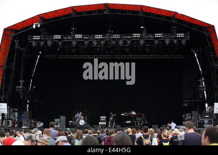 2014 Big Day Out statt, an der Sydney Showgrounds Featuring: Portugal The Man wo: Sydney, Australien bei: 26. Januar 2014 Stockfoto