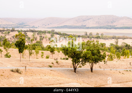 Die malerische Landschaft an den Atlas, Marokko Stockfoto