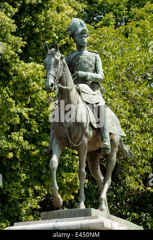 Chatham, Kent, England, UK. Statue von Lord Kitchener, im Anflug auf Fort Amhurst (von Sydney März 1912) Stockfoto