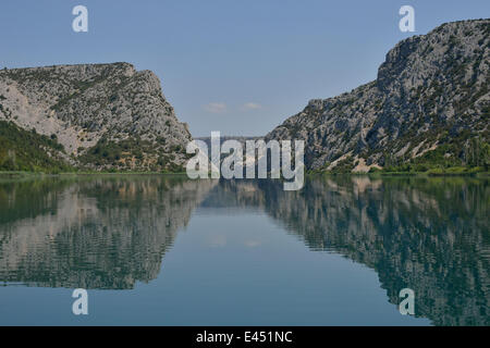 Landschaft, Krka Nationalpark, Šibenik-Knin County, Dalmatien, Kroatien Stockfoto