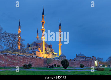 Selimiye-Moschee, erbaut von Mimar Sinan, Edirne, Ost-Thrakien und Marmara Region, Türkei Stockfoto