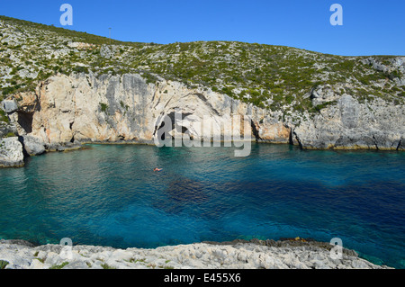 Atemberaubenden blauen Cove Zante Stockfoto