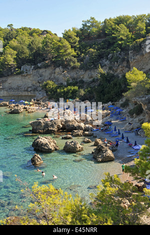 Griechenland, Rhodos, Bei Faliraki, Anthony Quinn Bay, Anthony-Quinn-Bucht Stockfoto