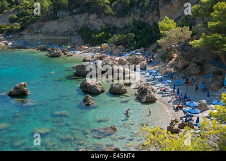 Griechenland, Rhodos, Bei Faliraki, Anthony Quinn Bay, Anthony-Quinn-Bucht Stockfoto