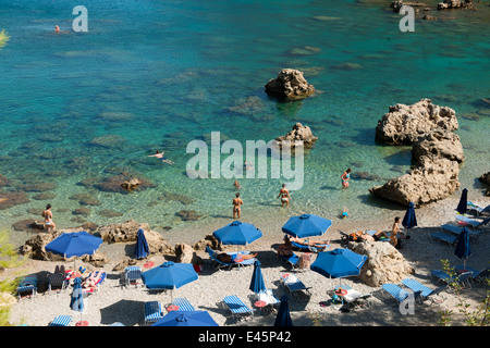 Griechenland, Rhodos, Bei Faliraki, Anthony Quinn Bay, Anthony-Quinn-Bucht Stockfoto