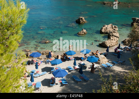 Griechenland, Rhodos, Bei Faliraki, Anthony Quinn Bay, Anthony-Quinn-Bucht Stockfoto