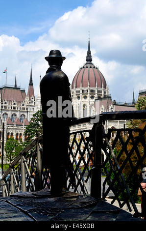 Ungarn Budapest Imre Nagy Denkmal Kossuth Lajos Quadrat Stockfoto