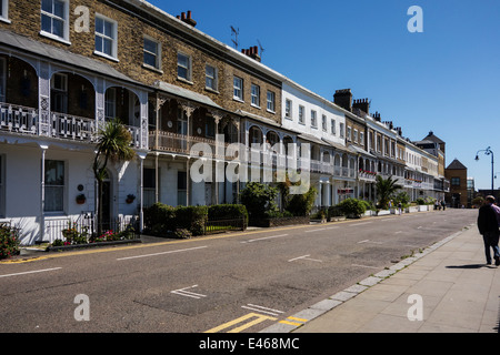 Royal Terrace, Southend on Sea. Stockfoto