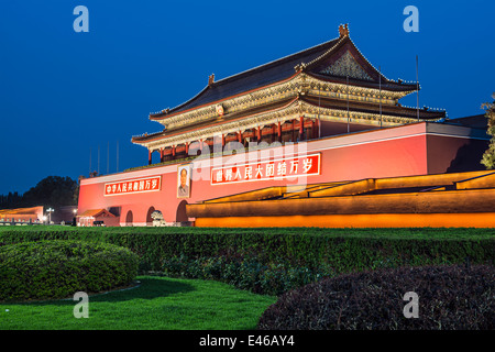 Platz des himmlischen Friedens in Peking, China. Stockfoto