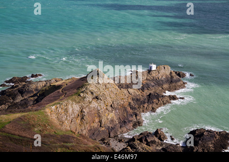 Blick vom Jerbourg Point auf Guernsey Stockfoto