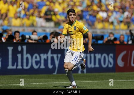 Belo Horizonte, Brasilien. 28. Juni 2014. Oscar (BRA) Fußball: FIFA-Weltmeisterschaft Brasilien 2014 rund 16 Spiel zwischen Brasilien und Chile im Mineirão Stadion in Belo Horizonte, Brasilien. © AFLO/Alamy Live-Nachrichten Stockfoto