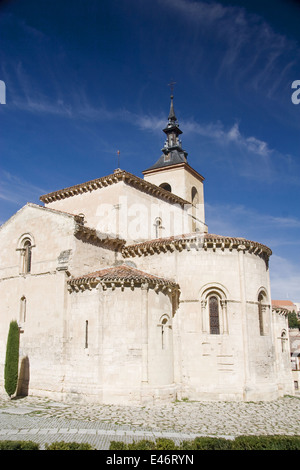 Kirche San Millan, Segovia Stockfoto