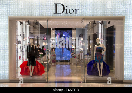 Die Christian Dior-Store in der Emporium Mall. Stockfoto