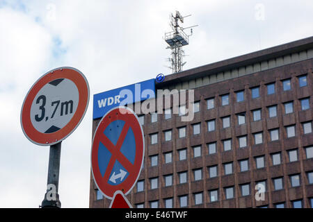 Deutschland: WDR Hauptsitz (Westdeutscher Rundfunk), Köln. Foto vom 23. September 2013. Stockfoto