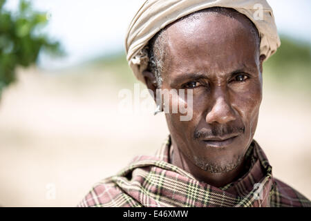 Der Erbore-Stamm ist ein kleiner Stamm, der lebt im Südwesten des Omo Valley am 17. Mai 2014 Stockfoto