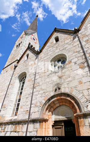 Evangelische Kirche in Hallstatt, Österreich Stockfoto