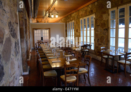 Esszimmer im Mountain Lake Lodge in Virginia Stockfoto