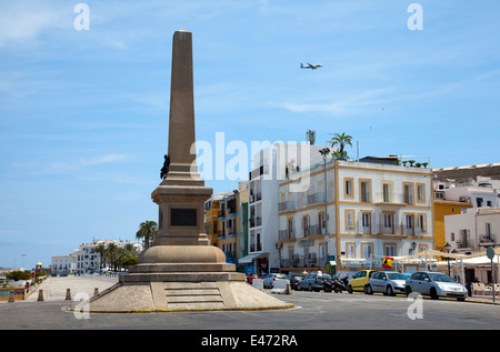 Denkmal für die Korsaren auf Ibiza Hafen - Ibiza - Spanien Stockfoto