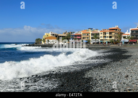 Valle Gran Rey, Spanien, Strand in La Playa auf der Insel La Gomera Stockfoto