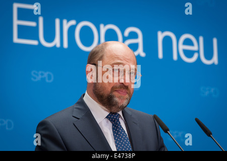 Berlin, Deutschland, Martin Schulz, SPD, Präsident des Europäischen Parlaments Stockfoto