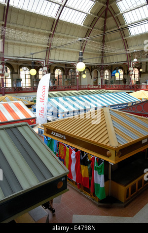 Die Kathedrale-Viertel-Markthalle Derby England UK Stockfoto