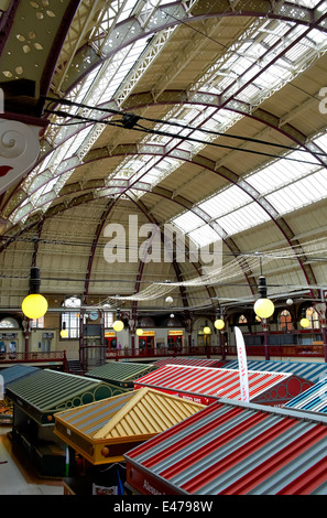 Die Kathedrale-Viertel-Markthalle Derby England UK Stockfoto