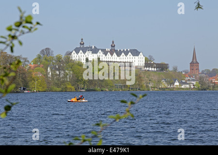 Schloss und See, Plön, Schleswig-Holstein, Deutschland Stockfoto