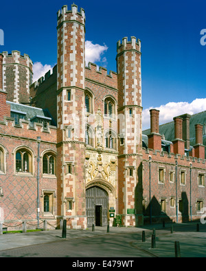 Große Tor der St. Johns College in Cambridge Stockfoto