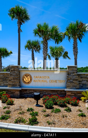 Nationalfriedhof Sarasota Florida FL USA USA Stockfoto