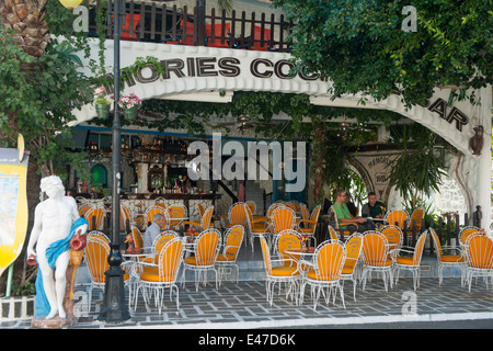 Griechenland, Rhodos, Lardos, Erinnerungen-Cocktail-Bar Stockfoto